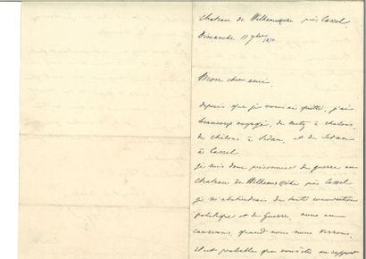 PAJOL (Louis Eugène Léonce). Signed autograph...