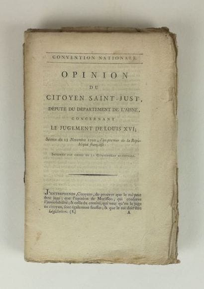 Saint-Just (Louis-Antoine-Léon). Set of 6...