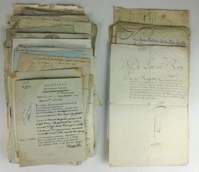 REVOLUTION. - Set of about 185 letters and...