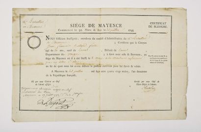 REVOLUTION. - Set of about 185 letters and...