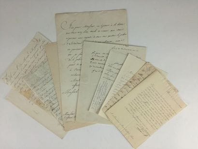 BONAPARTE (Family). Set of 10 letters and...