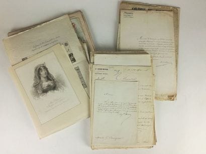 RESTORATION AND MONARCHY IN JULY. - Set of...