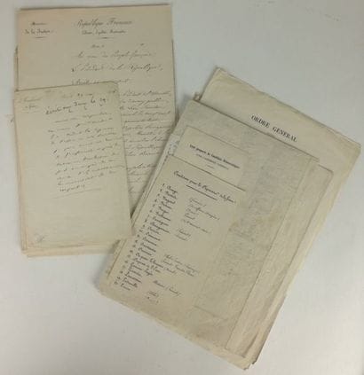Second Republic. - Set of about 35 letters...