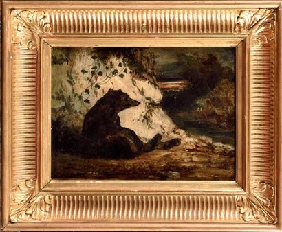 Newton FIELDING (1799-1856), attribué à Ours...