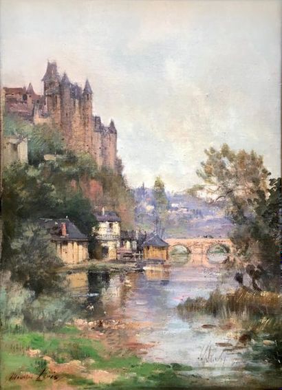 Maurice LÉVIS (1860-1940) Château d'Uzerches...