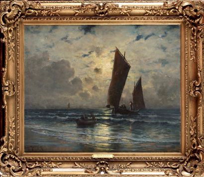 Georges P. MARONIEZ (1865-1933) Retour de...