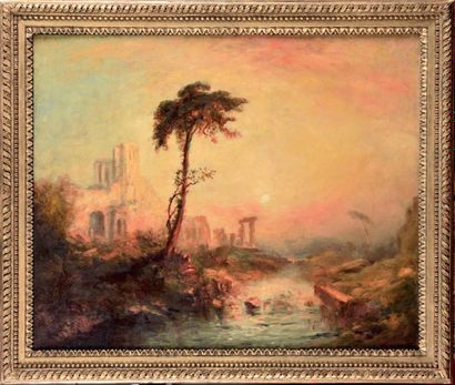 
William TURNER (1775-1851) ,d'après 

Coucher...