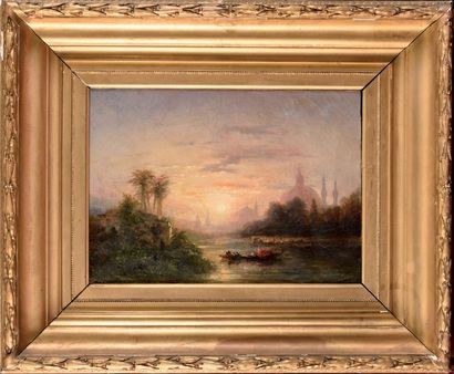 Gabriel Hippolyte LEBAS (1812-1880) Vue de...