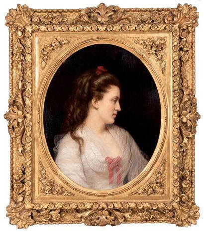 ECOLE FRANCAISE DU XIXe SIECLE Portrait de...