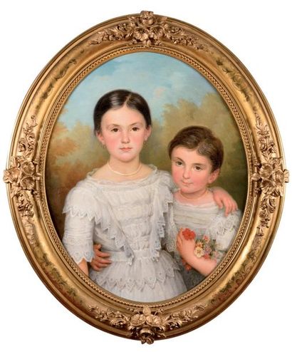 Vincent Nicolas RAVERAT (1801-1865) Portrait...