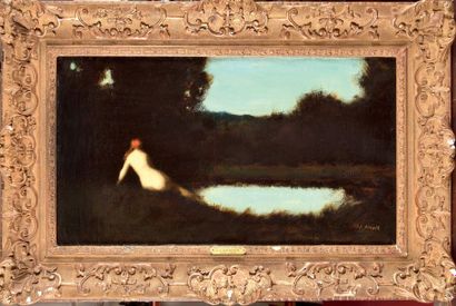 Jean-Jacques HENNER (1829-1905) Figure assise...