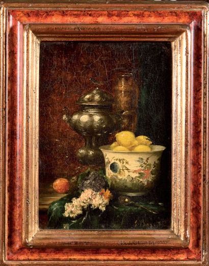 Gustave BARRIER (1871- 1953) Nature morte...
