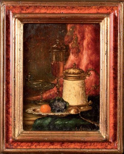 Gustave BARRIER (1871- 1953) Nature morte...