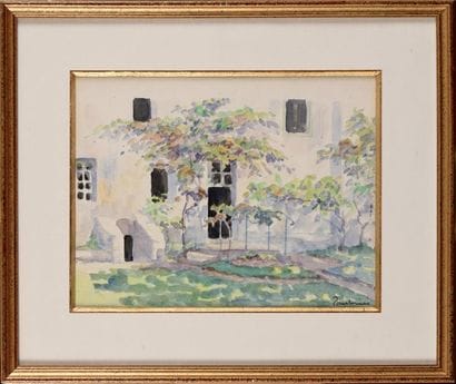 Paul-Emile PISSARRO (1884-1972) Jardin à...
