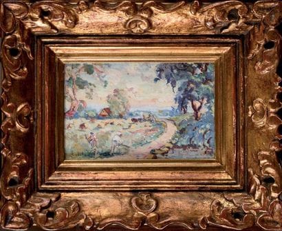 Emmanuel DE LA VILLÉON (1858-1944) Chemin...