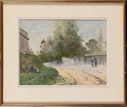Alphonse Alexis MORLOT (1838-1918) Ruelle...