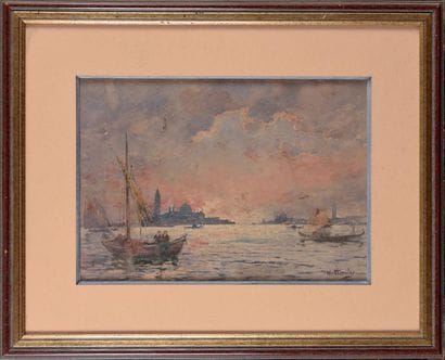 William Georges THORNLEY (1857-1935) Venise...
