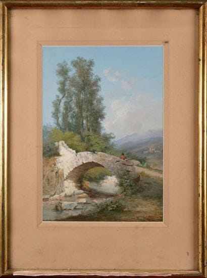 Paul PASCAL (1806-1879) Promeneur sur le...