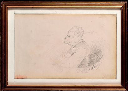 Zacharie NOTERMAN (c.1820-1890) Etude de...