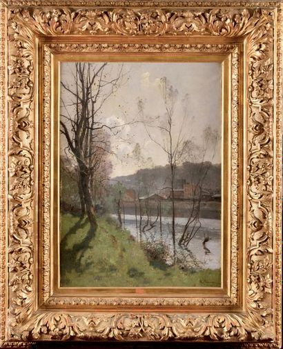 Léon-Germain PELOUSE (1838-1891) Le Bas-Meudon...