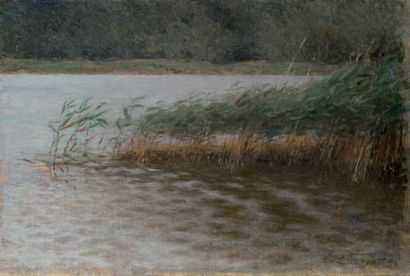 Ernest-Joseph LAURENT (1859-1929) Paysage...