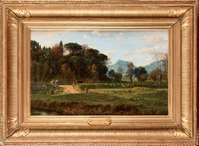 Félix Hippolyte LANOUE (1812-1872) Vue de...