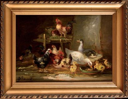 Claude GUILLEMINET (1821-c.1866) Cannetons...