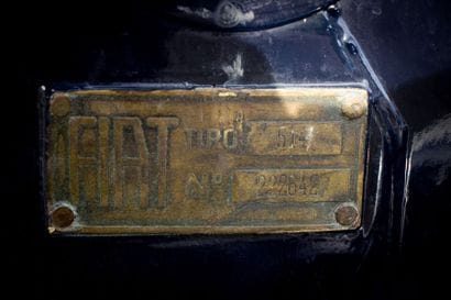 c1930 FIAT 514 Spider
Serial number 00222642

Same...