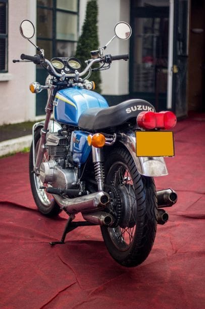 1974 SUZUKI GT 380
Serial number 55657 

Delivered...