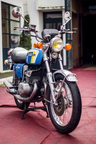 1974 SUZUKI GT 380
Serial number 55657 

Delivered...