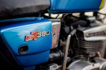 1974 SUZUKI GT 380
Serial number 55657 

Delivered...