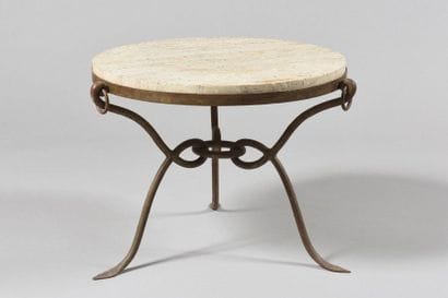 RENE DROUET (1899 - 1993) Coffee table with...