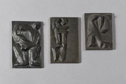 HANS-JÖRG GISIGER (1919-2008) Set of bas-reliefs:...