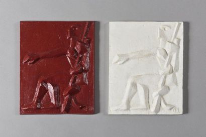 HANS-JÖRG GISIGER (1919-2008) Set of bas-reliefs:...