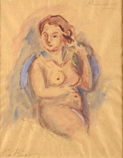 GEORGE BOUZIANIS (1885-1959) Female nude...