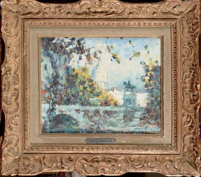 MERIO AMEGLIO (1897-1970) View of the Sacred...