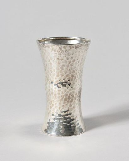 TIFFANY & Co Diabolo Vase with domed belt...