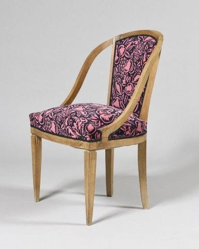 WORK OF THE 1930's Gondola chair in natural...