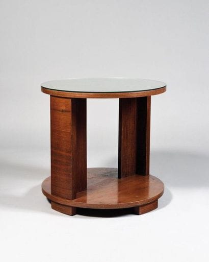 1930's WORK Mahogany and mahogany veneer...