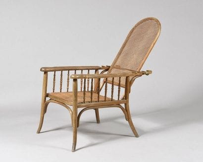 Manufacture FISCHEL Turned or curved wooden...