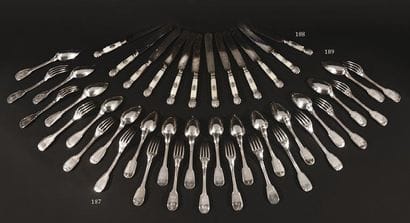 PRINCE EUGENE DE BEAUHARNAIS Set of 13 spoons,...