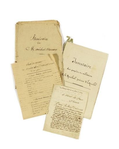 MARECHAL DAVOUT Set of 11 pieces including...