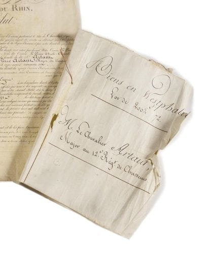 Endowment of the goods in Westphalia of the...
