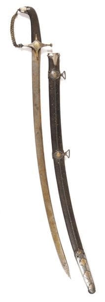 Persian Shamshir sword of Major Artaut of...