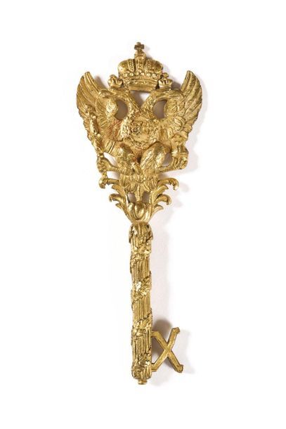 Clé de chambellan au chiffre du Tsar Nicolas...