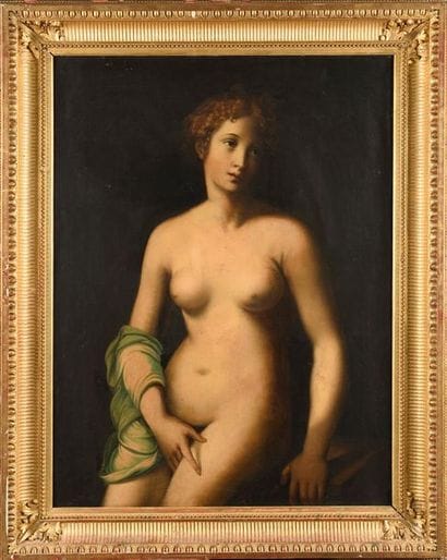 Dans le gout de TITIEN Vénus Oil on canvas...
