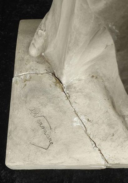 André César VERMARE (1869-1949) Pierrot Sculpture...