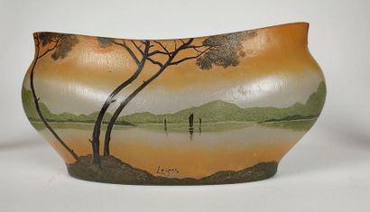 LEGRAS Fireplace set comprising a planter...