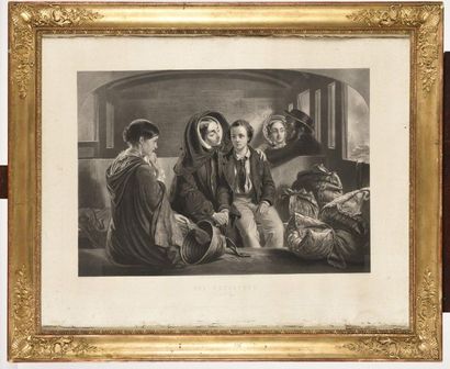 PAIR OF ENGRAVINGS in black by W.H. SIMMONS...