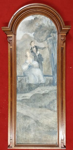 FRENCH SCHOOL Late 19th century Gallant scenes...